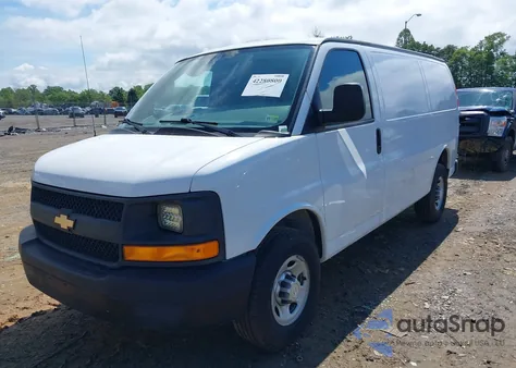 2017 Chevrolet Express 2500 Work Van from USA, damaged, VIN 1GCWGAFF6H1147484